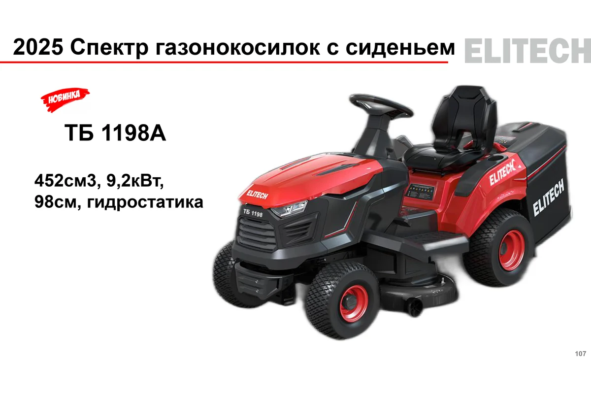 Газонокосилка бензиновая Elitech ТБ 1198А (E1610.003.00) 209895