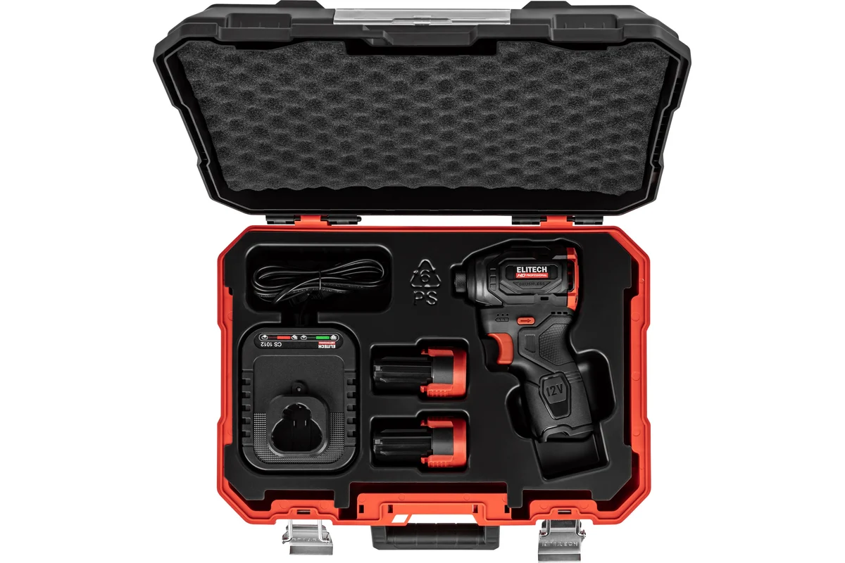 Винтовёрт аккумуляторный прямой Elitech CS1201L (E2201.070.01)