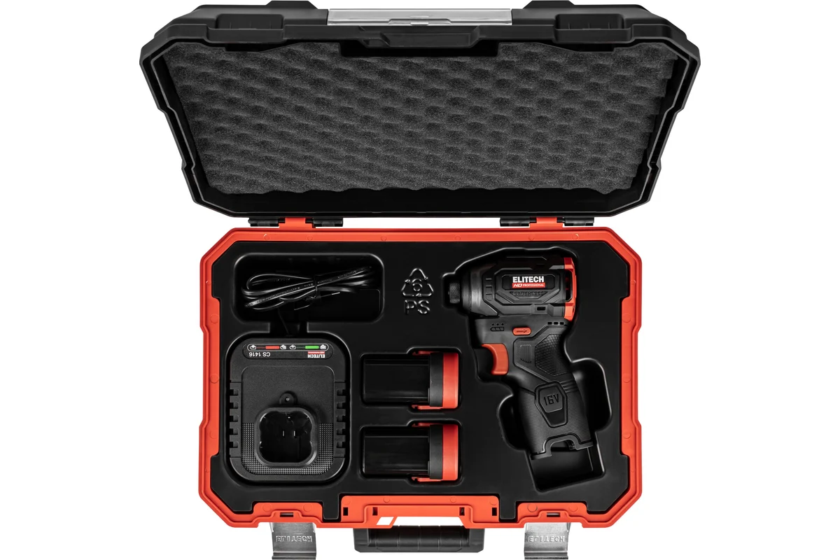 Винтовёрт аккумуляторный Elitech CS 1602L (E2201.071.01)_2